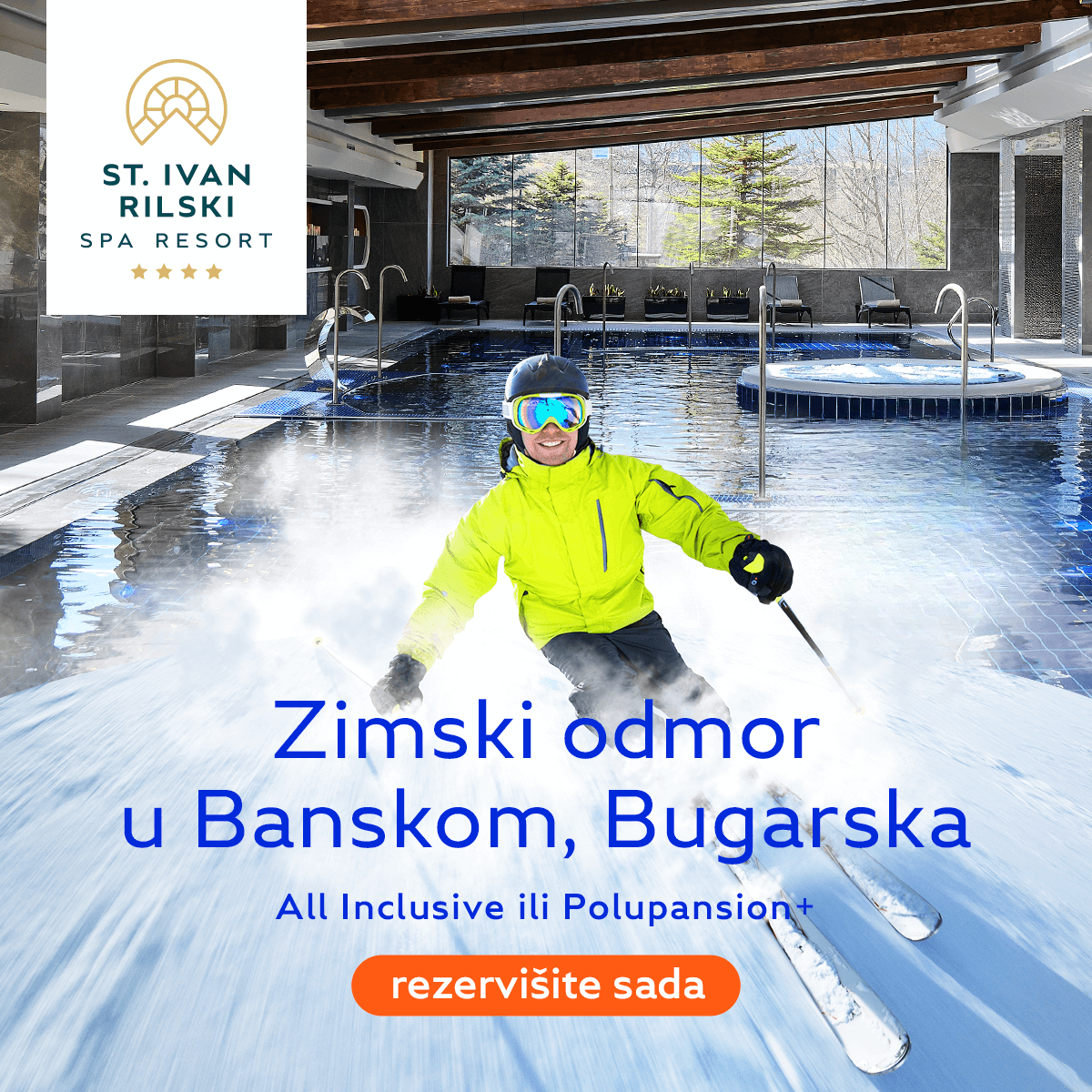 Topli spoljašnji bazen u Banskom
